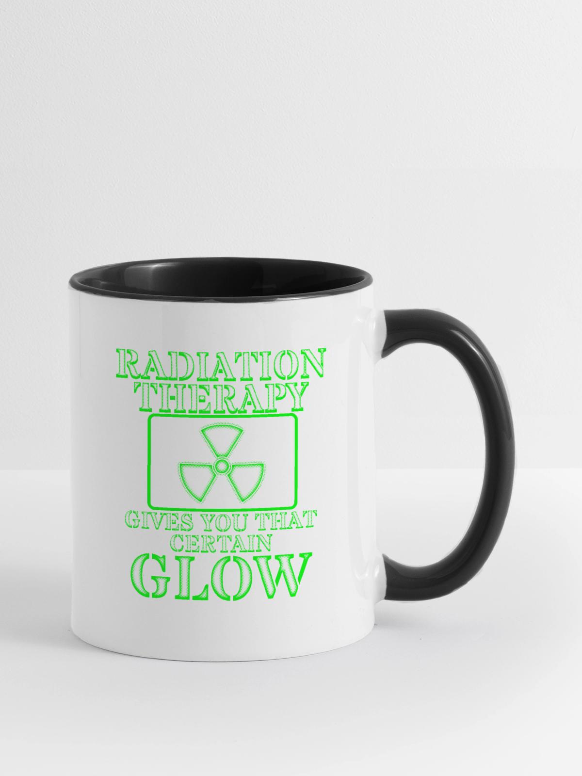 Radiation Therapy - Contrast Coffee Mug - white/black - Right