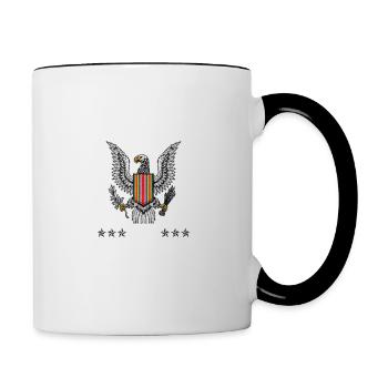 Proud Brother of a World War Il Veteran - Contrast Coffee Mug - white/black - Right