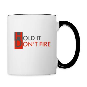 PUBG Text - Contrast Coffee Mug - white/black - Right