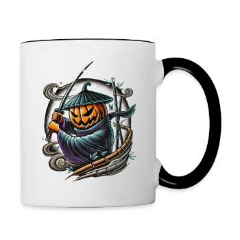 Gourd Guardian - Contrast Coffee Mug - white/black - Right