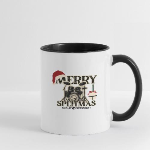 Keep The Beat! Split Decision - Merry Splitmas - Contrast Coffee Mug