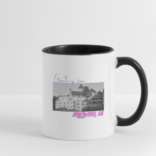 GREETINGS FROM HOLLYWOOD - Contrast Coffee Mug