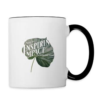 Inspiring Impact - Contrast Coffee Mug - white/black - Right