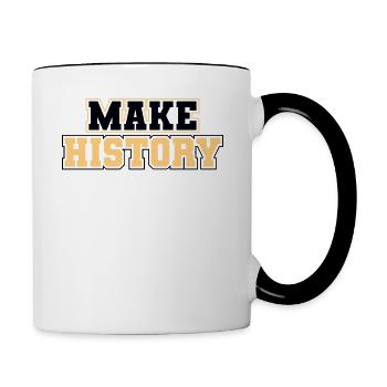 Make History - Contrast Coffee Mug - white/black - Right
