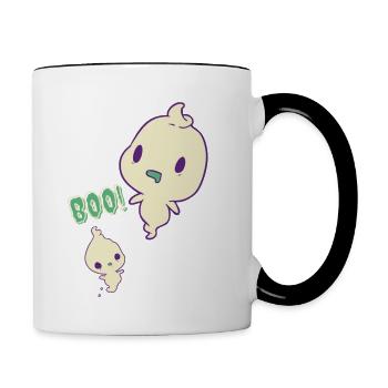 BOO - Contrast Coffee Mug - white/black - Right