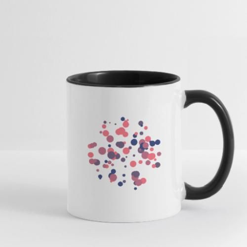 colored spots - Contrast Coffee Mug
