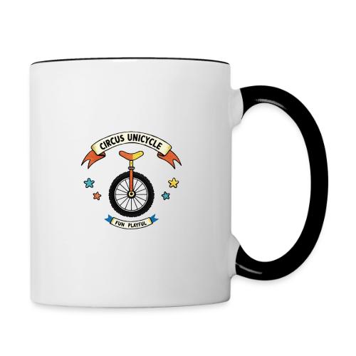 Circus Unicycle - Contrast Coffee Mug