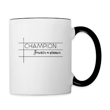 Champion - Contrast Coffee Mug - white/black - Right