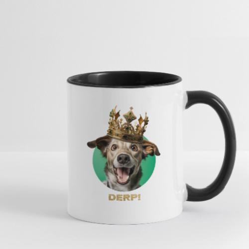 King of the Derps - Contrast Coffee Mug