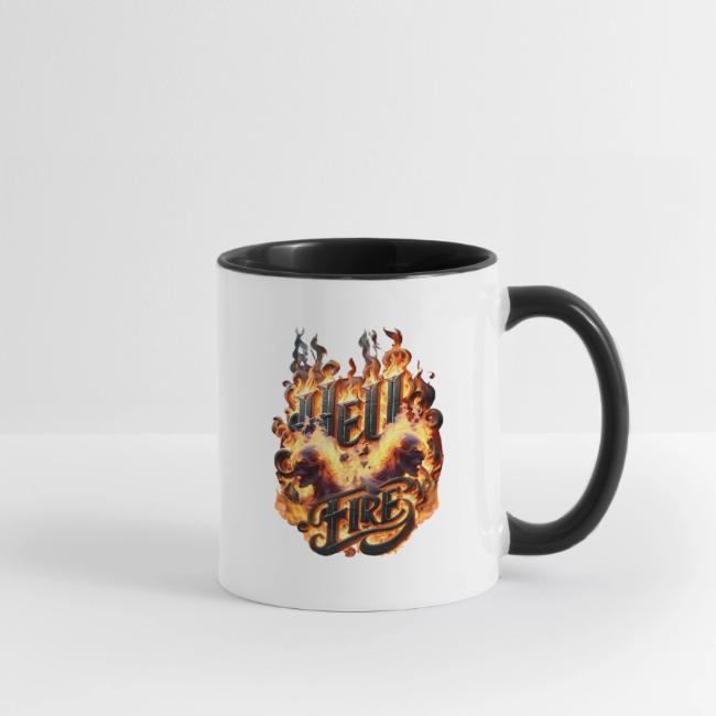 Hell Fire: Demonic Skulls Burn in Eternal Flames