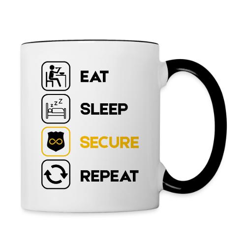 Secure & Repeat (Light) - Contrast Coffee Mug
