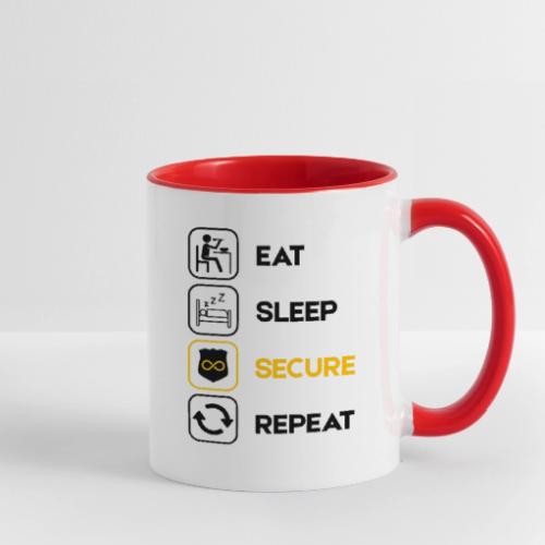 Secure & Repeat (Light) - Contrast Coffee Mug