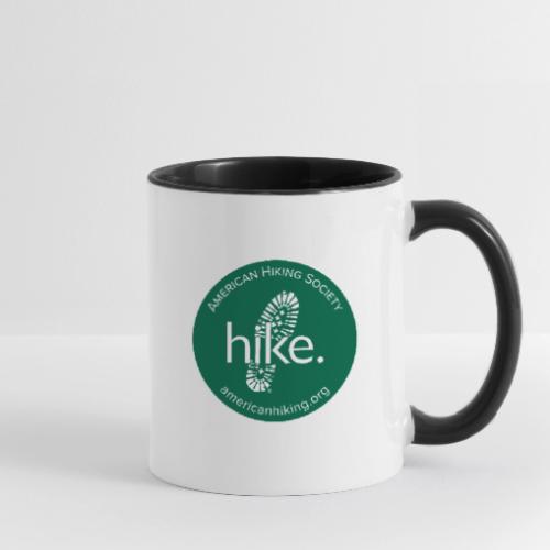 hike. Bootprint - Contrast Coffee Mug