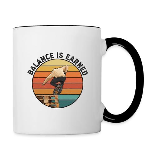 Balance is Earned - Contrast Coffee Mug