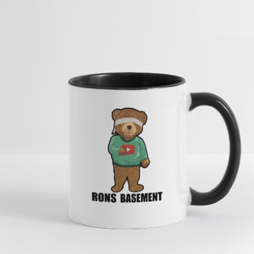 RONS BASEMENT Merchandise - Blindfolded Bear - Contrast Coffee Mug
