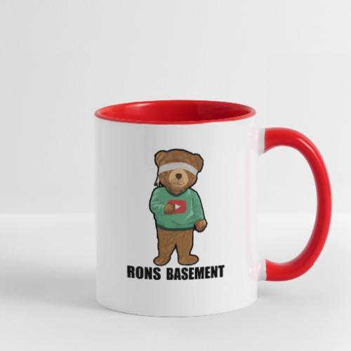 RONS BASEMENT Merchandise - Blindfolded Bear - Contrast Coffee Mug