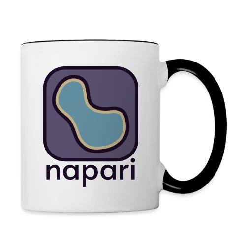 napari (pocket logo) - Contrast Coffee Mug
