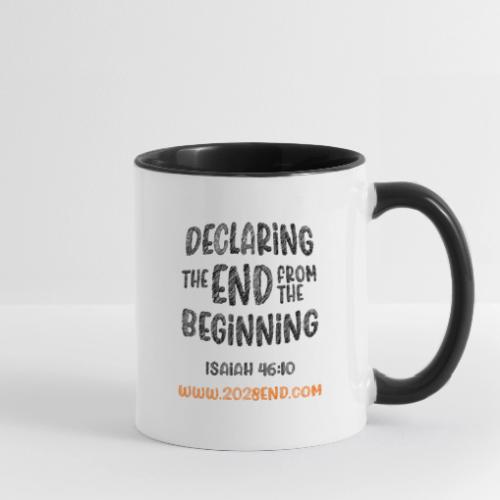 Declaring the End (Black) - Contrast Coffee Mug