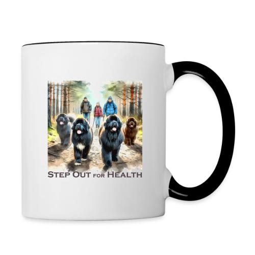 Step Out for Health - Contrast Coffee Mug