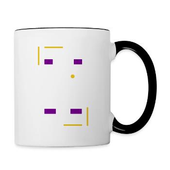 LEGEND ARE BORN IN JANUARY - Contrast Coffee Mug - white/black - Right