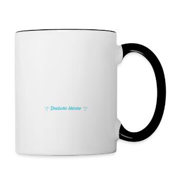 Guardian Of The Waters German Navy - Contrast Coffee Mug - white/black - Right