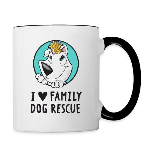 iheartfamilydogicon png - Contrast Coffee Mug