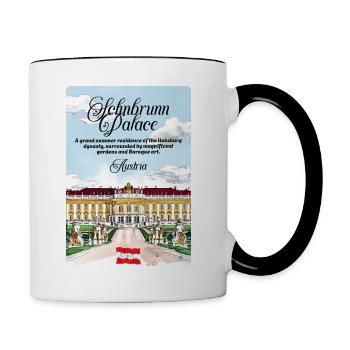Schoenbrunn Baroque Vista - Contrast Coffee Mug - white/black - Right