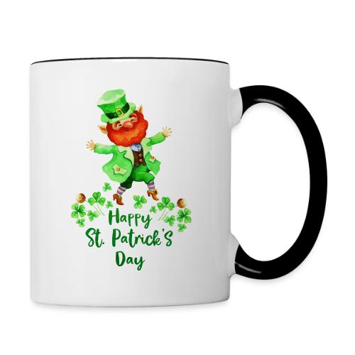 Happy St. Patrik's day. - Contrast Coffee Mug