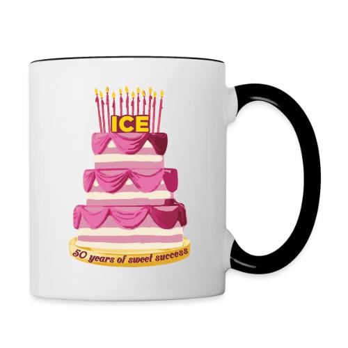 50th Anniversary Cake - Contrast Coffee Mug