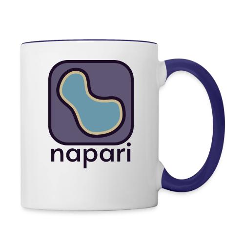 napari (pocket logo) - Contrast Coffee Mug