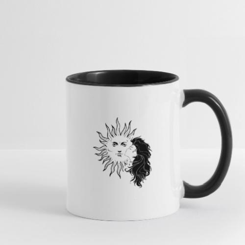 Mystical Girl & Sun - Contrast Coffee Mug