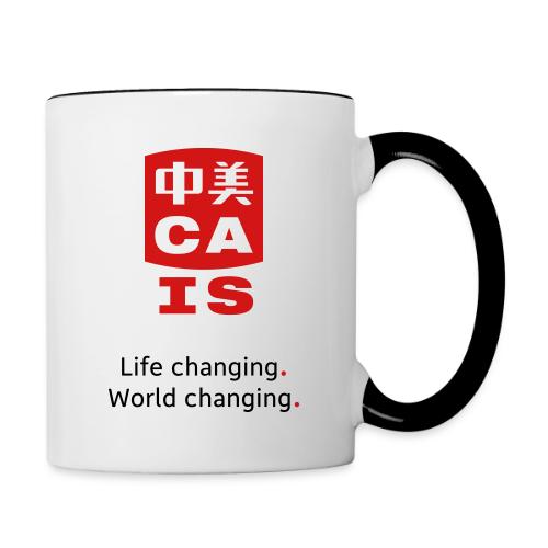CAIS Logo - Life Changing. World Changing. - Contrast Coffee Mug