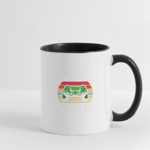 Gamer Dad: Much Cooler - Contrast Coffee Mug