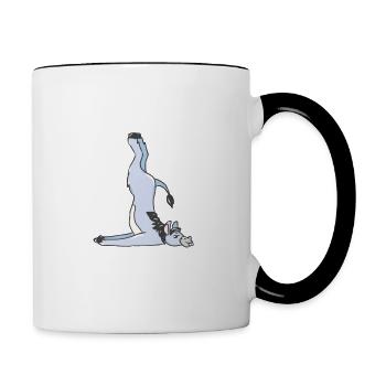 Donkey - Contrast Coffee Mug - white/black - Right