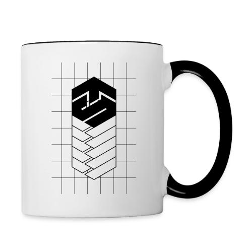 Tech Steve Bkack V-Groved Collection - Contrast Coffee Mug