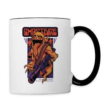 Ghost - Contrast Coffee Mug - white/black - Right