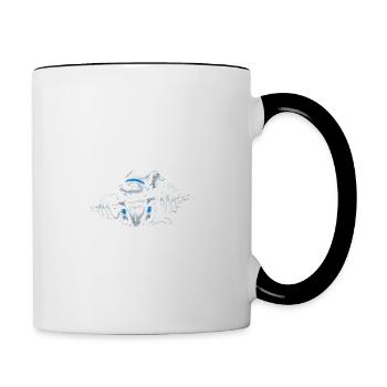 Gym Membership Acquired Motivation Pending Fitness - Contrast Coffee Mug - white/black - Right