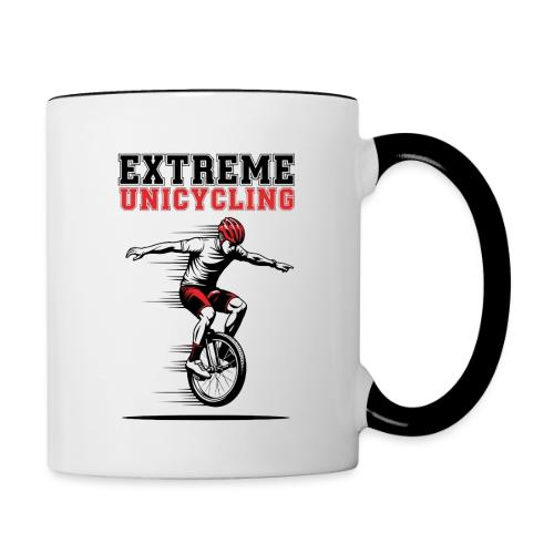 Extreme Unicycling - Contrast Coffee Mug