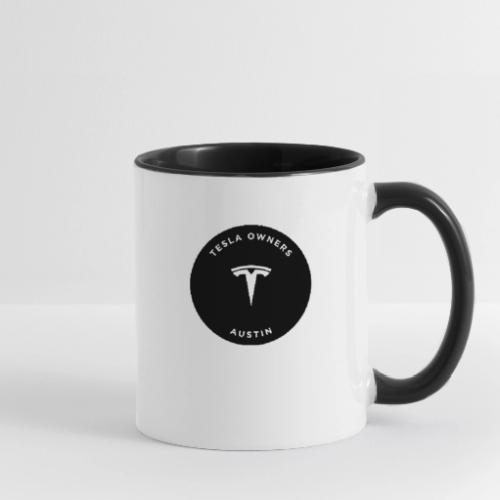 TESLA OWNERS AUSTIN CLUB STICKER - Contrast Coffee Mug