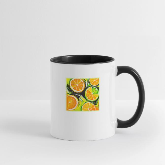 Vibrant Citrus Painting