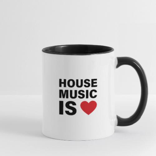 House Music Is Love - Contrast Coffee Mug