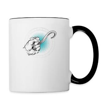 Longshoreman Gifts Clothing Premium - Contrast Coffee Mug - white/black - Right