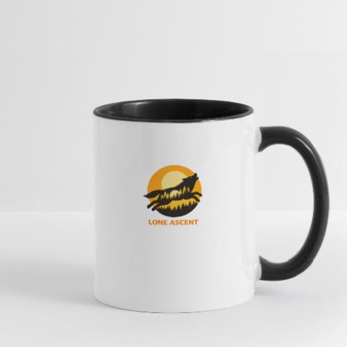 Lone Ascent Wolf - Contrast Coffee Mug