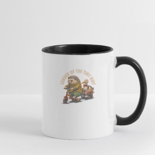 Leader of the Tiny Riot Design - Contrast Coffee Mug