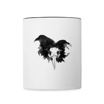Ravens - Contrast Coffee Mug - white/black - Front