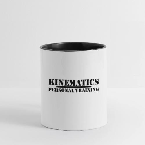 Kinematics Personal Training Stencil black - Contrast Coffee Mug
