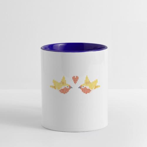 love birds - Contrast Coffee Mug