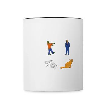 Boolean Logic Im a Programmer - Contrast Coffee Mug - white/black - Front