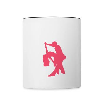 Salsa Dancer Latin Dancing Just Salsa - Contrast Coffee Mug - white/black - Front