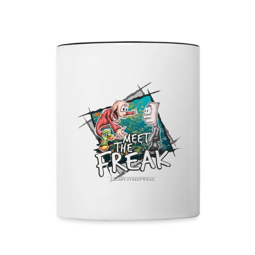 meet the freak - Contrast Coffee Mug